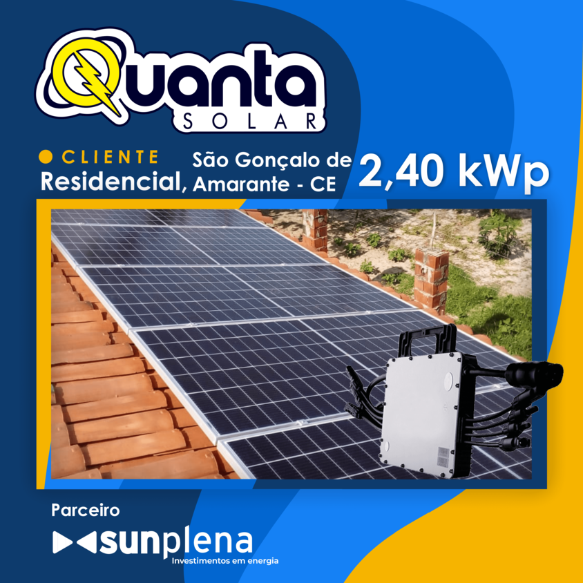 otmz_Residencial, São Gonçalo do Amarante CE - 2,40 kWp